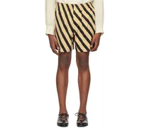Yellow & Black Domino Shorts