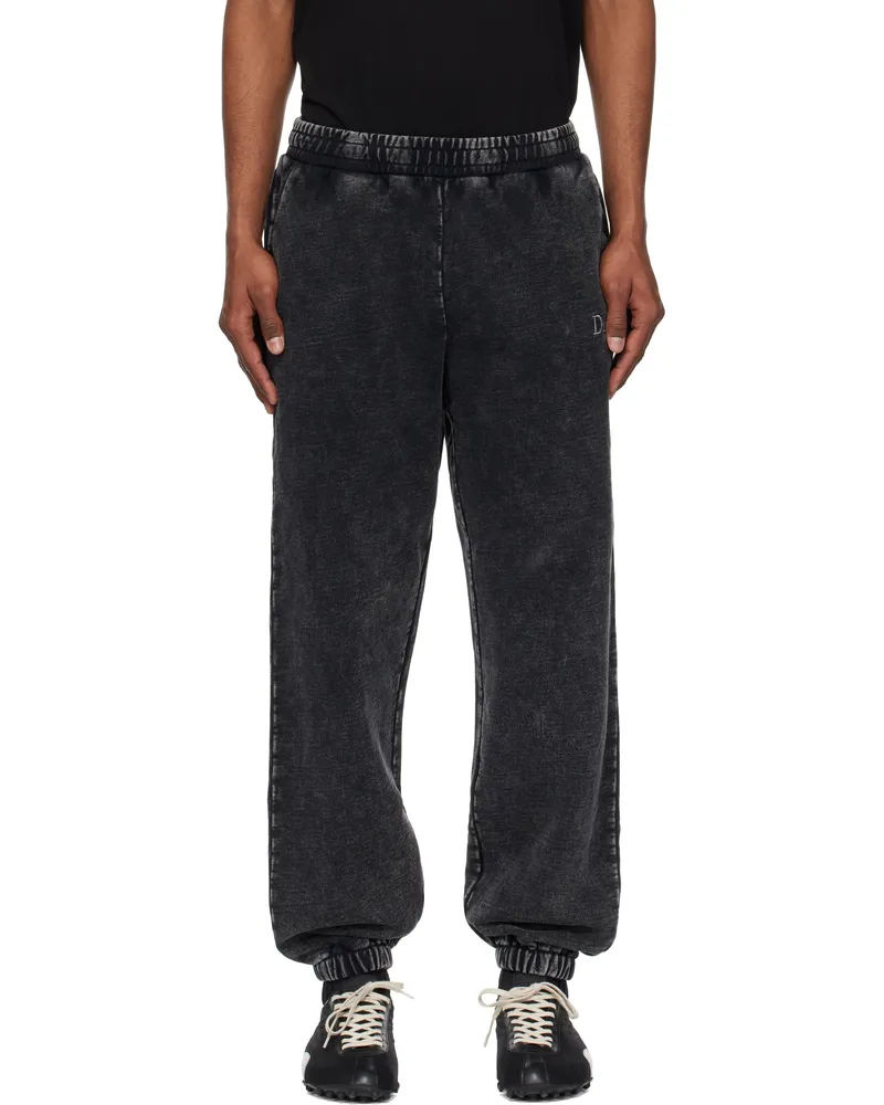 Dime Black Classic French Terry Sweatpants Faded