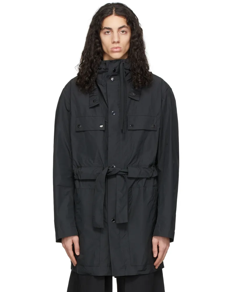 Craig Green Black Polyester Coat Black