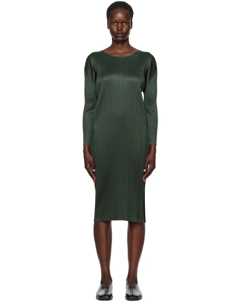 Issey Miyake Gray Monthly Colors December Midi Dress 18