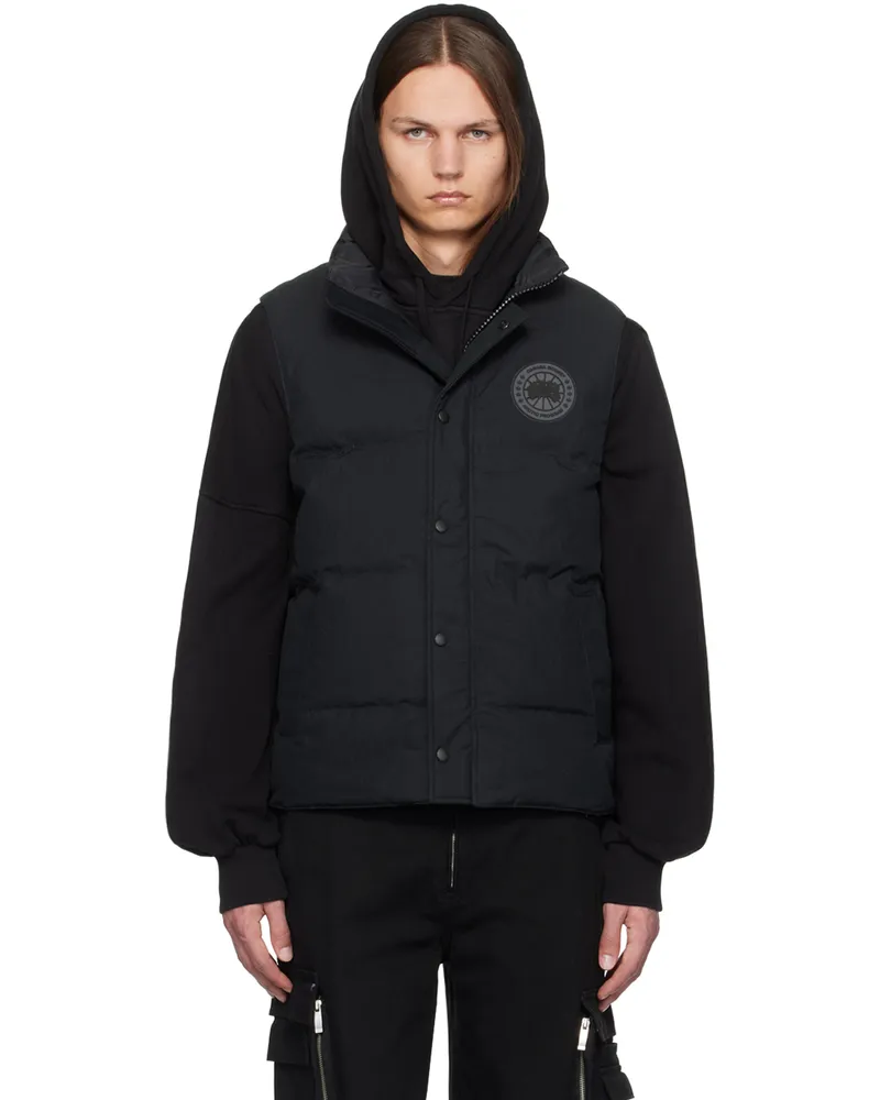 Canada Goose Black Garson Down Vest Black