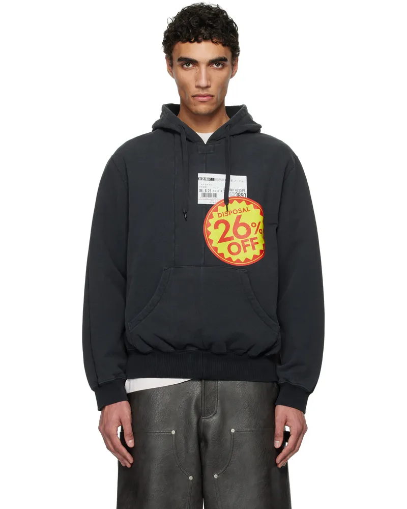 Doublet Black 'Disposal Reduction' Hoodie Black