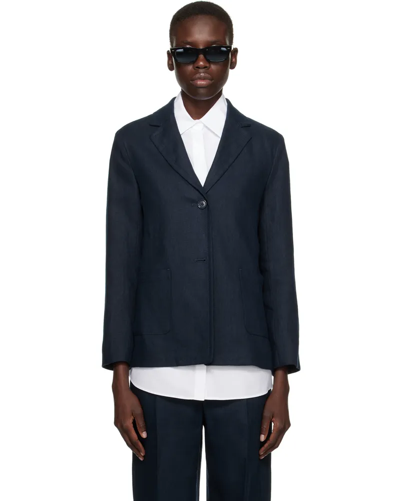 Max Mara Navy Socrates Blazer 2