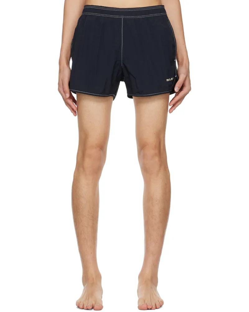 Isabel Marant Black Vicente Swim Shorts 02fk