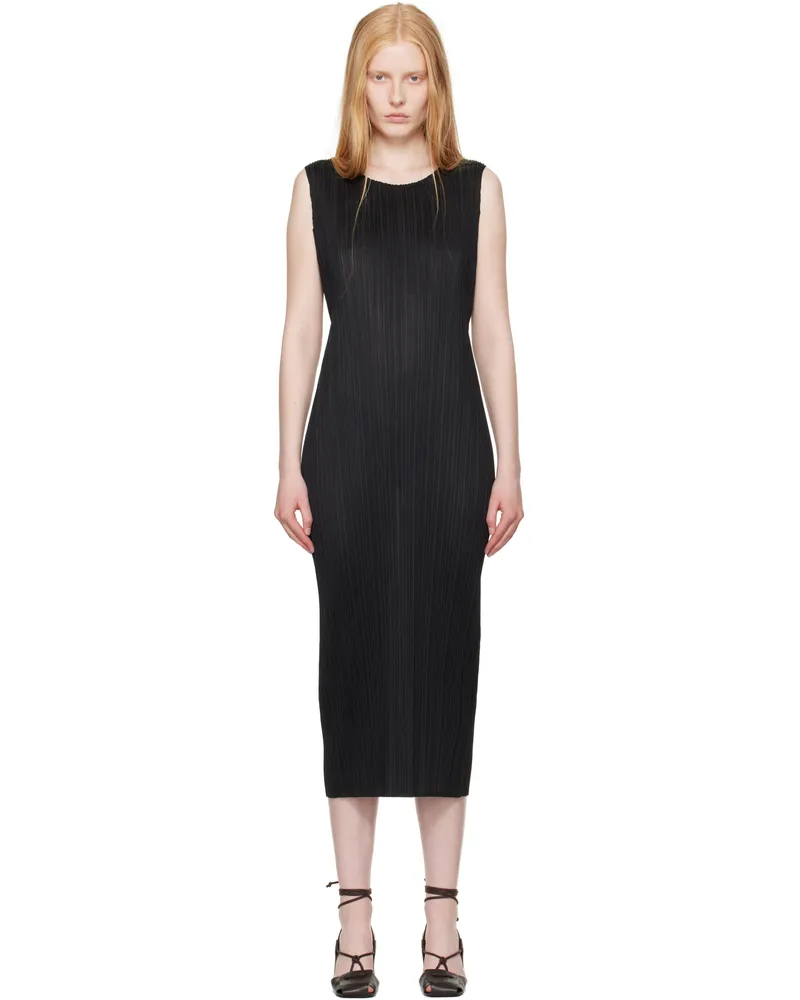 Issey Miyake Black Basics Maxi Dress 15