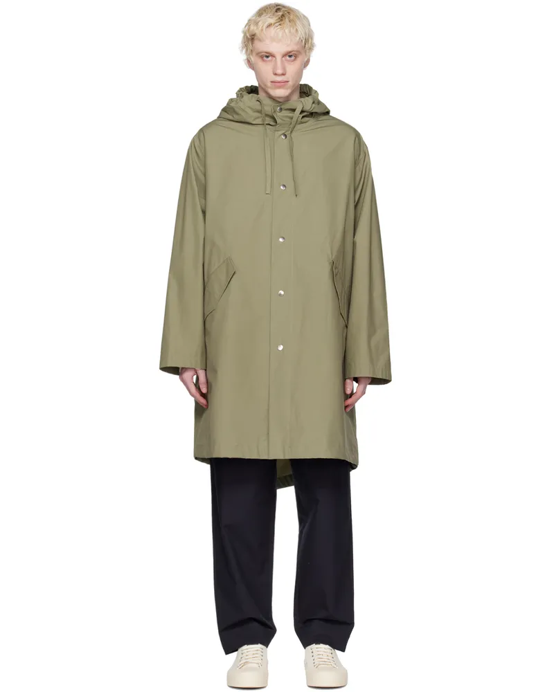 Jil Sander Khaki Oversized Coat 317