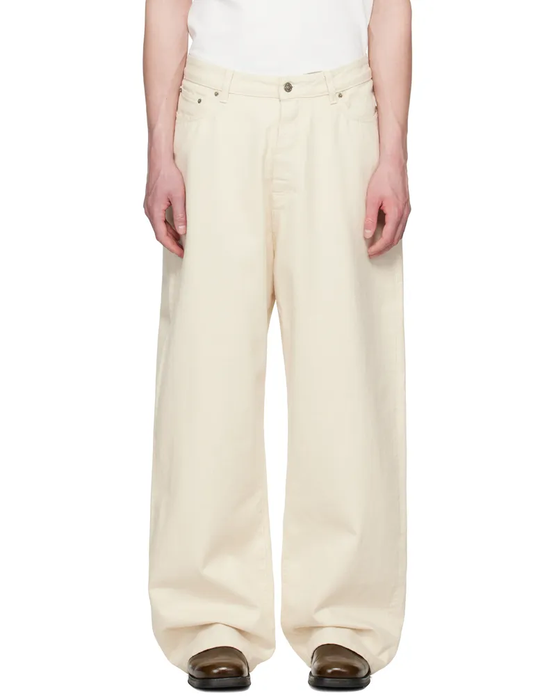 FourTwoFour on Fairfax Off-White Big Daddy Jeans Salt