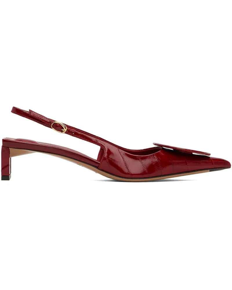 Jacquemus Red La Casa 'Les slingbacks Duelo basses' Heels 480