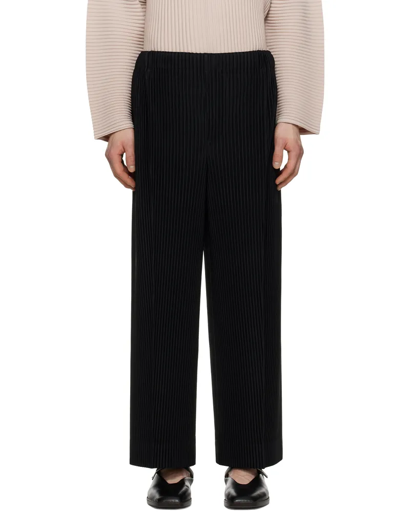 Issey Miyake Black Monthly Color February Trousers 15-black