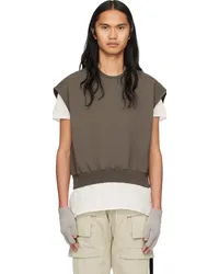 DRKSHDW by Rick Owens Gray Tatlin Sweatshirt Dust