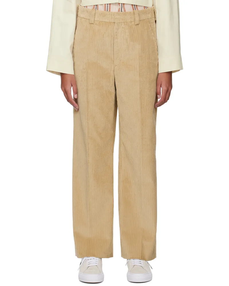 Teurn Studios SSENSE Exclusive Beige Lorie Trousers Beige