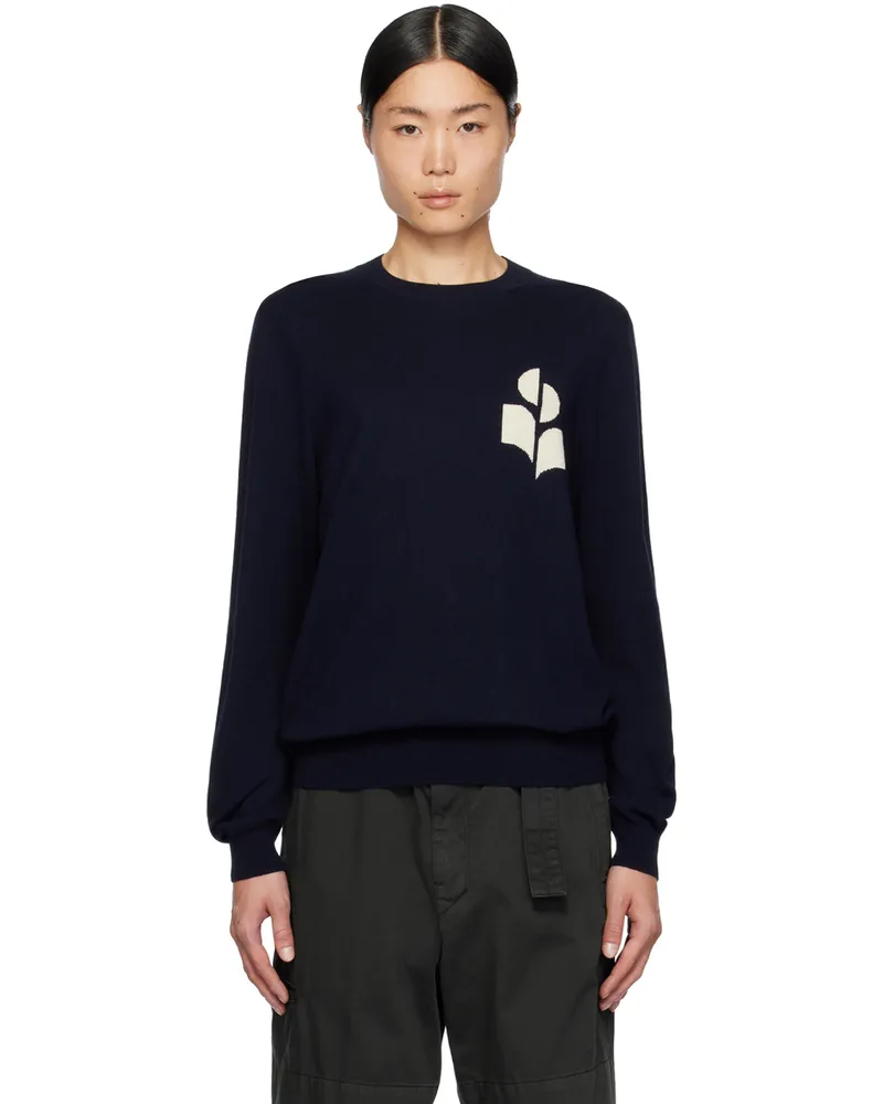 Isabel Marant Navy Evans Sweater 30mi