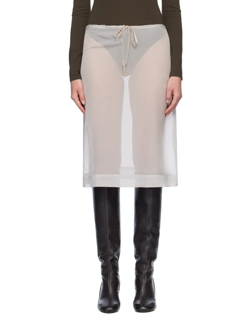 Paloma Wool Gray Mileva Midi Skirt 201