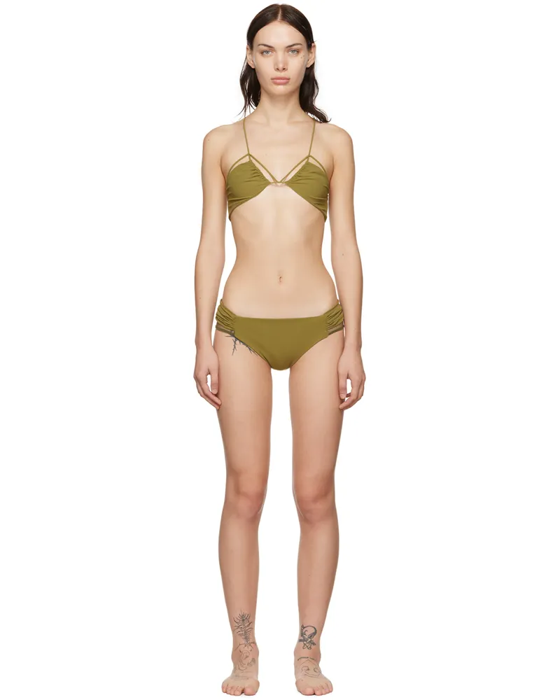 Nensi Dojaka SSENSE Exclusive Khaki Bikini 515