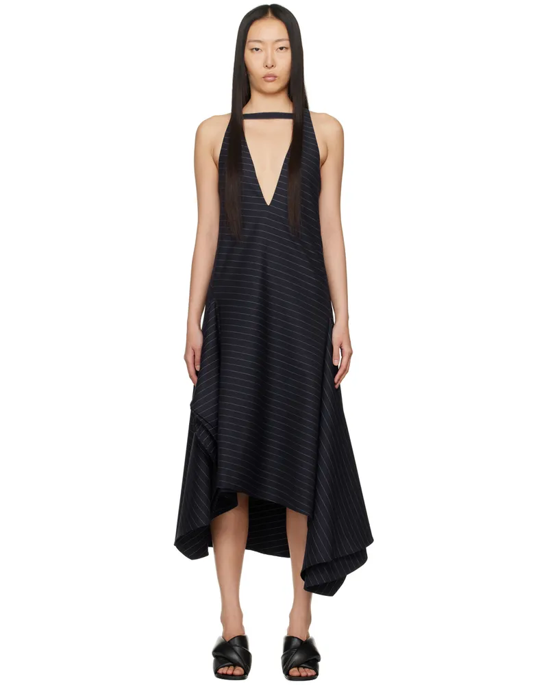 J.W.Anderson Navy Layered Maxi Dress 888
