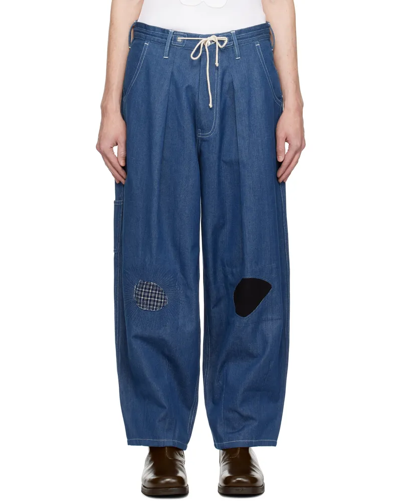 STORY mfg. Blue Lush Carpenter Jeans Indigo