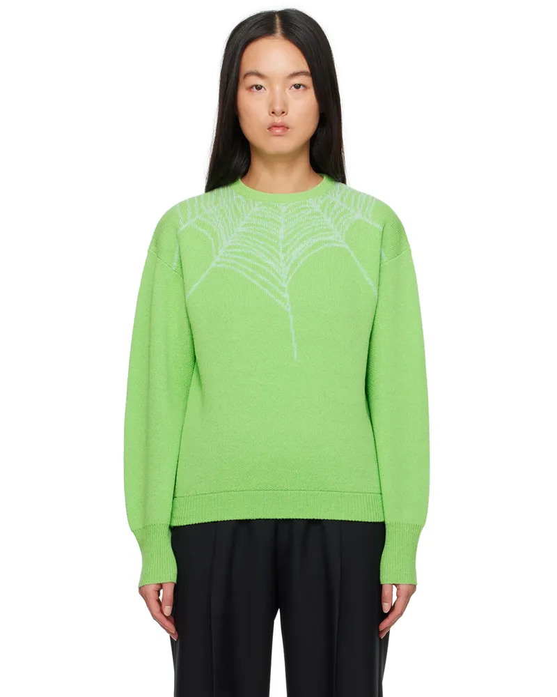 Stockholm (Surfboard) Club Green Jacquard Sweater Flou