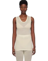 Lauren Manoogian Off-White Super Fine Tank Top Rwraw