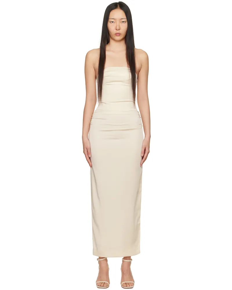 bec & bridge Beige Jones Maxi Dress Vanilla