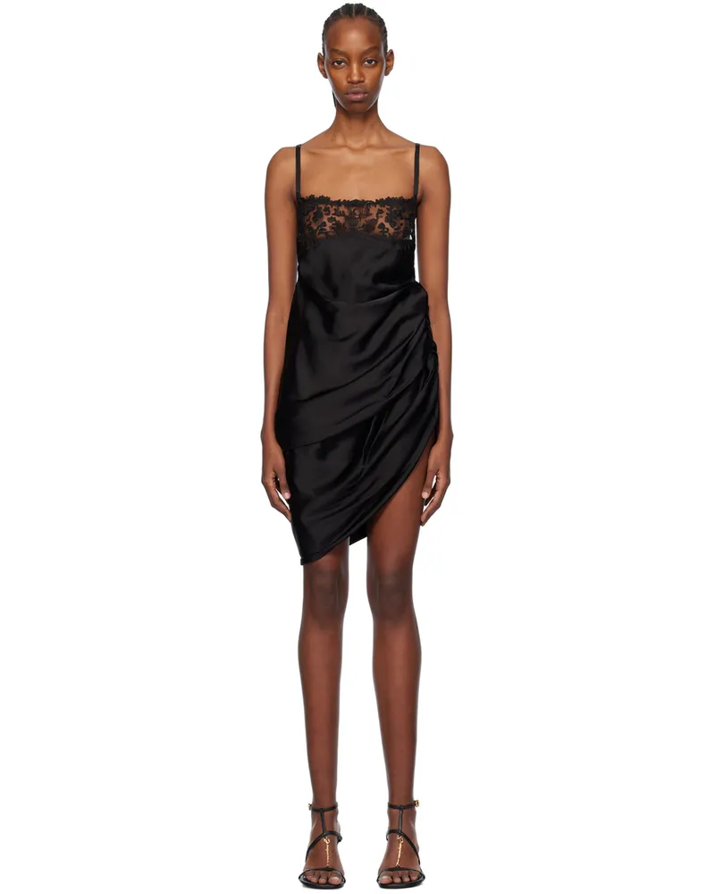 Jacquemus Black Les Sculptures 'La Saudade brodée' Minidress 990