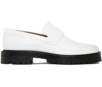 White Tabi County Loafers