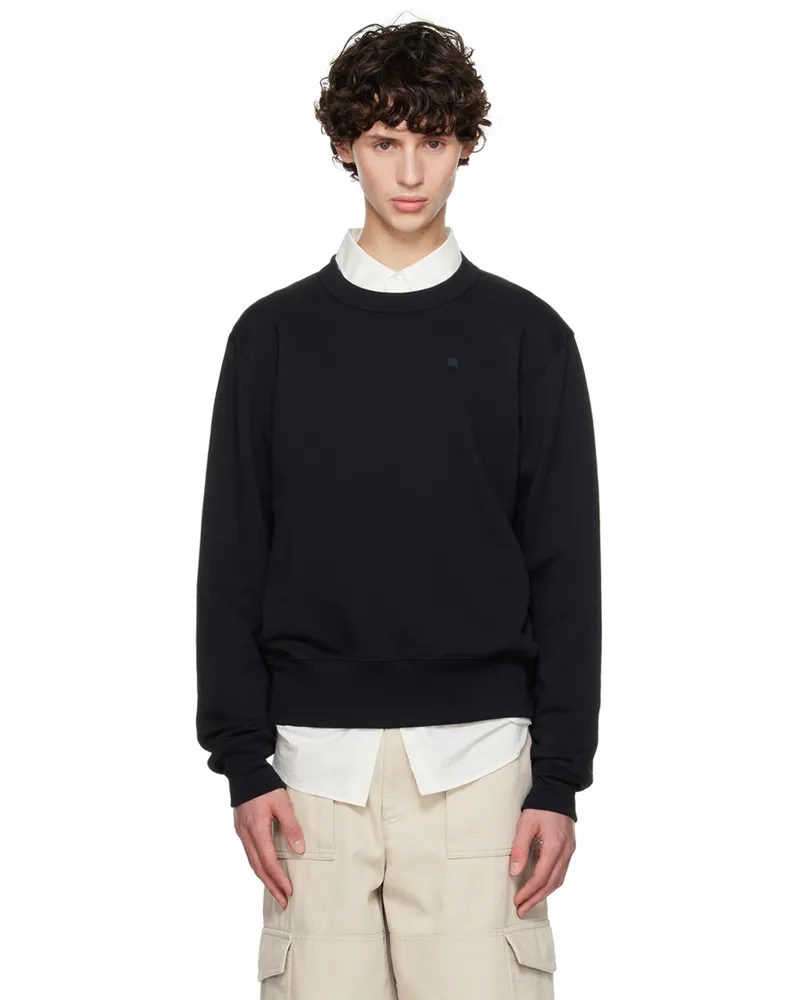 Acne Studios Black Patch Sweatshirt 900