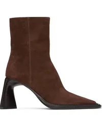 Alexander Wang Brown Booker 85 Boots Espresso