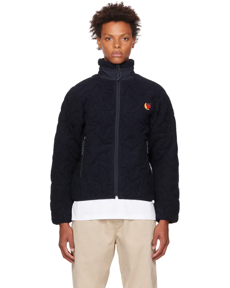 Sky High Farm Workwear Navy Quilted Jacket 1