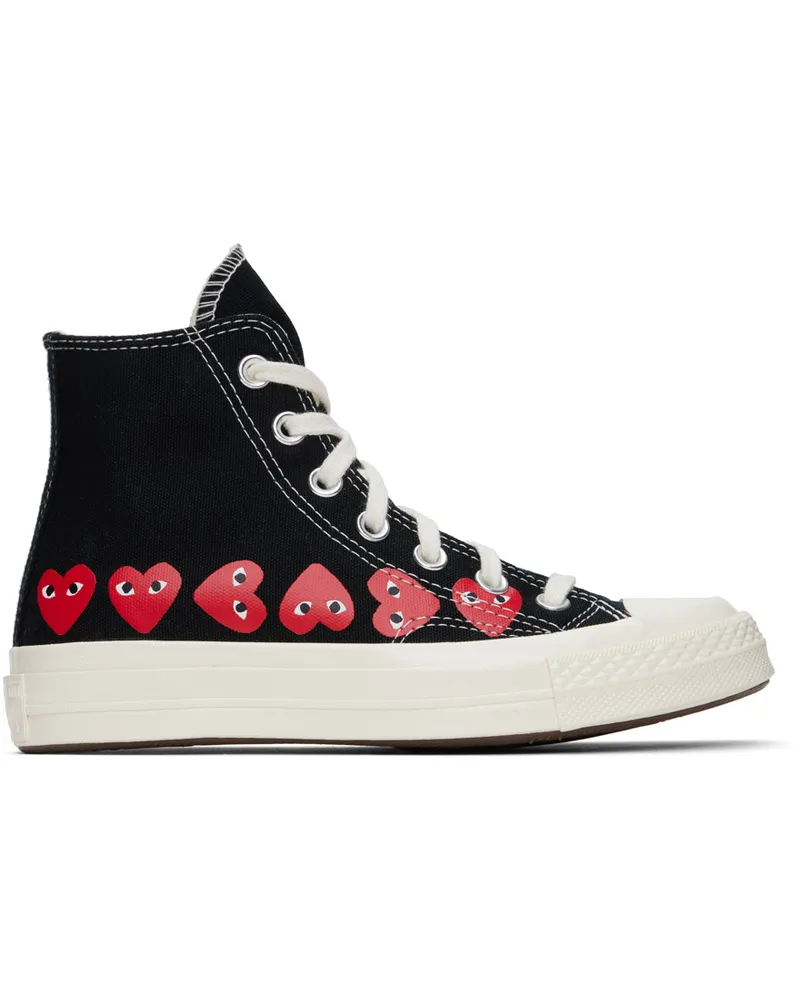 Comme des Garçons Black Converse Edition Chuck 70 Multi Heart Sneakers 1