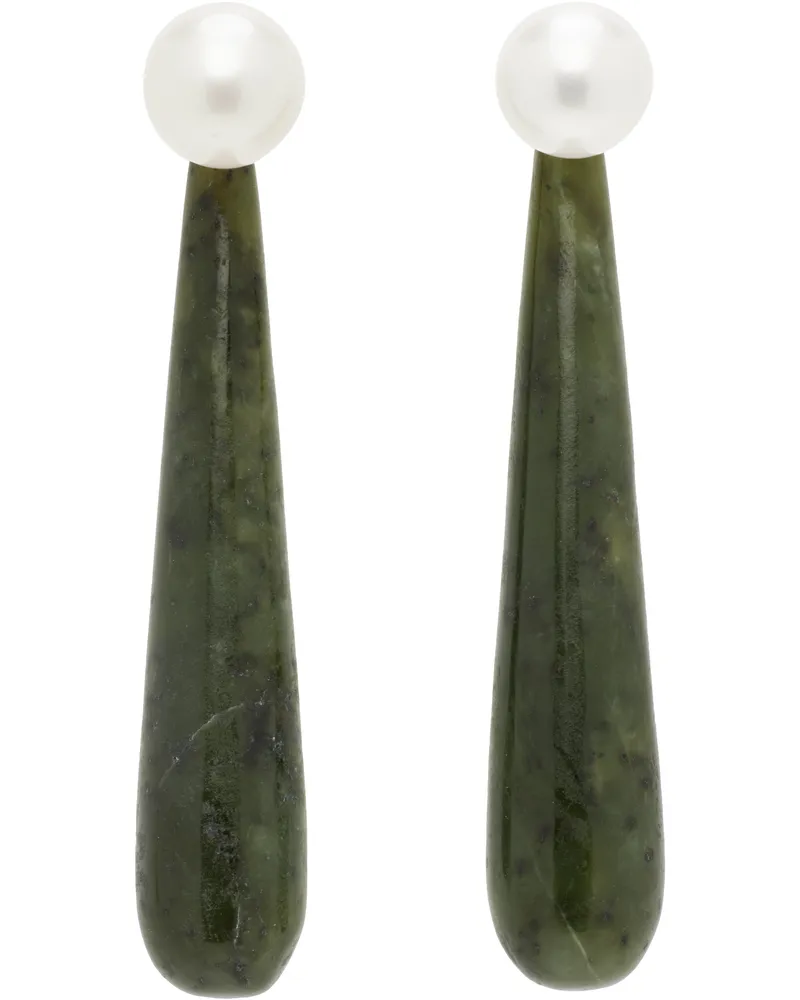 Sophie Buhai Medium Angelyne Jade Earrings Jade