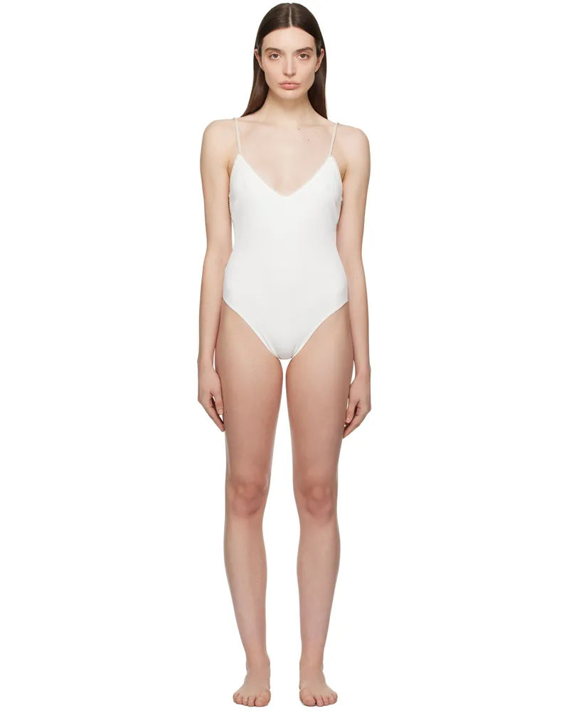 La Perla White Signature Swimsuit 101