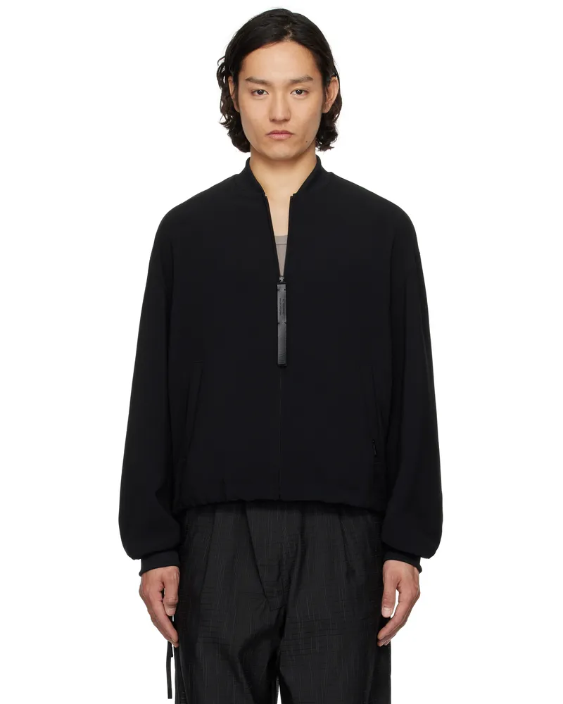 N.HOOLYWOOD Black Blouson Bomber Jacket Black