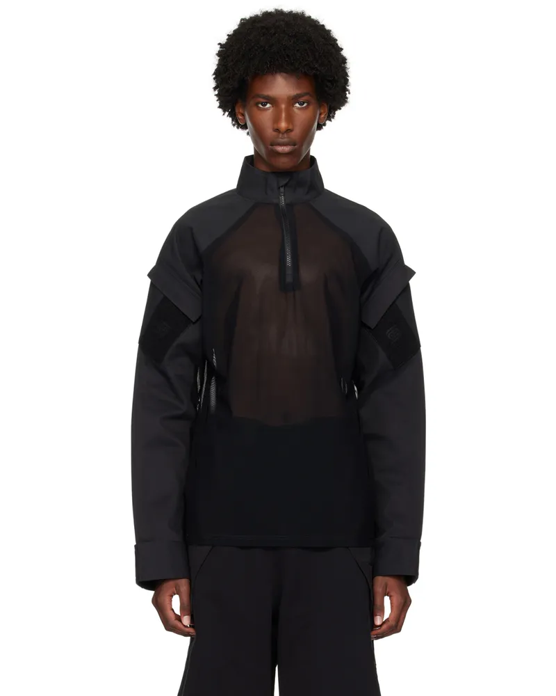 Olly Shinder Black Hybrid Shirt Black