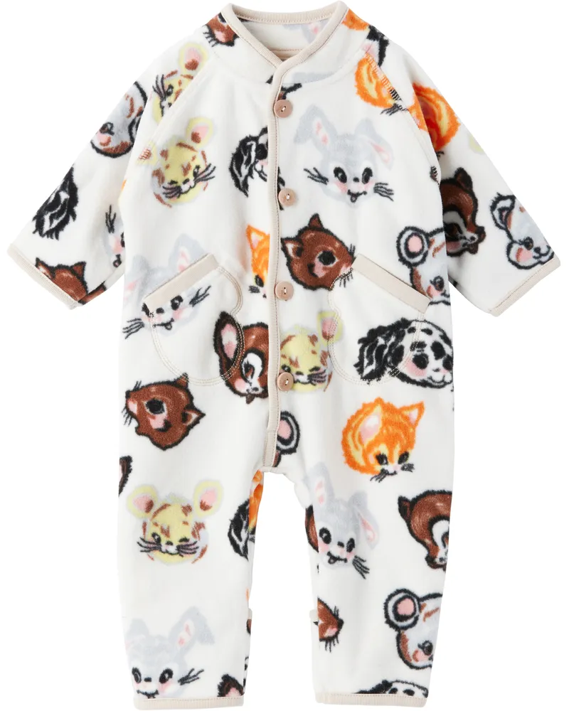 Molo Baby Off-White Udo Jumpsuit Itty