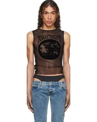 Jean Paul Gaultier Black Shayne Oliver Edition Tank Top 0000-black