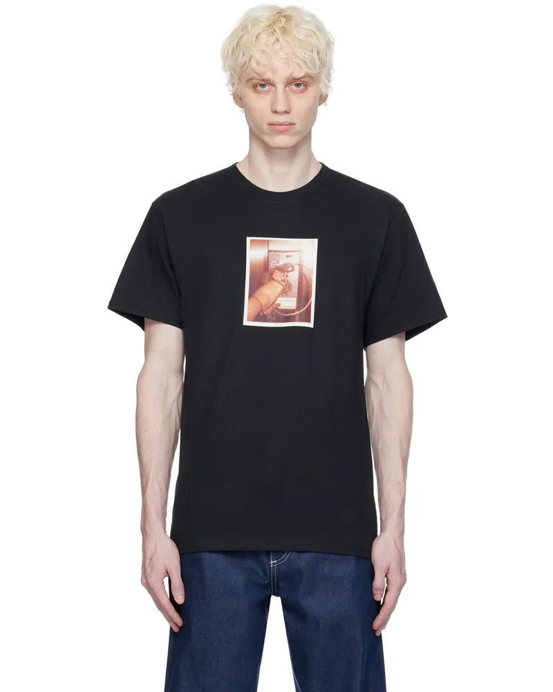Noah NYC Black Phone Photo T-Shirt Black
