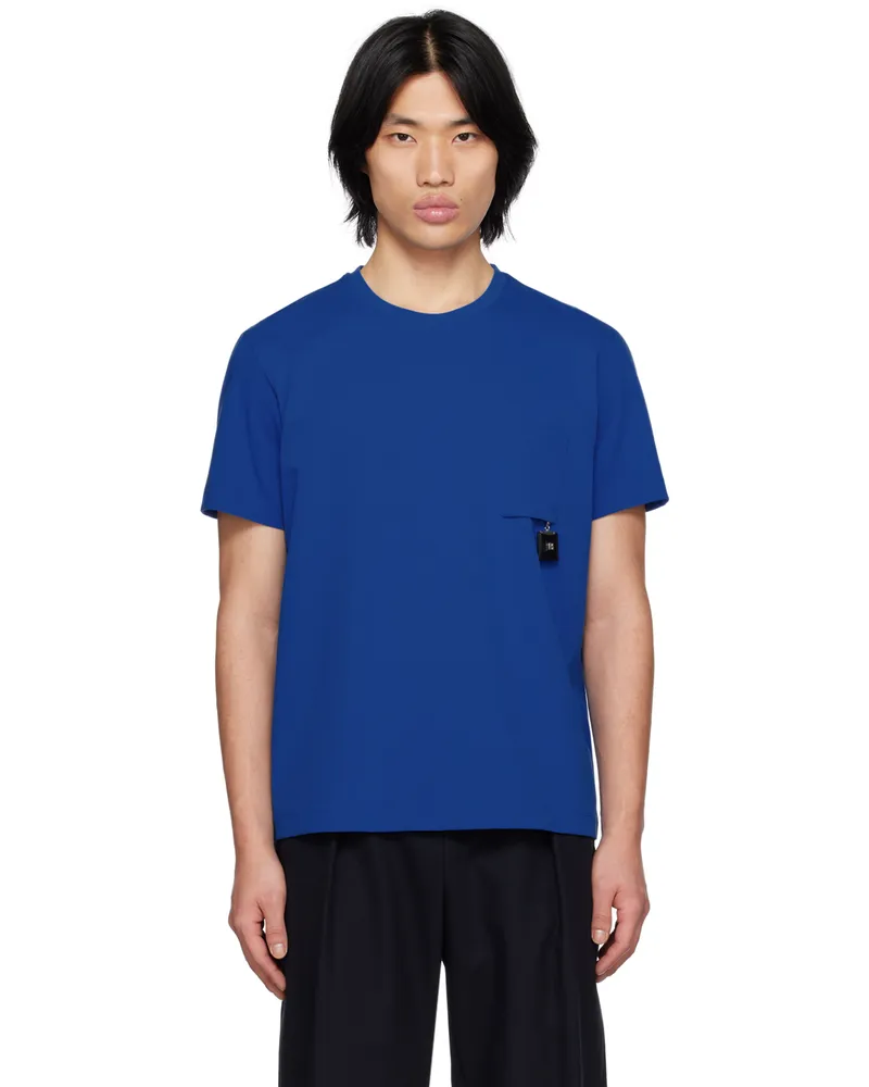 Wooyoungmi Blue Patch Pocket T-Shirt 734l