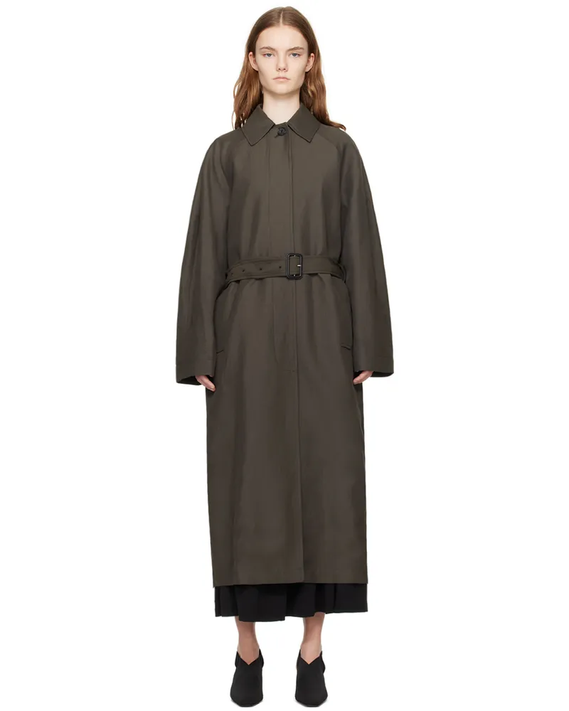 Totême Brown Minimalist Coat 128