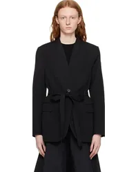 3.1 phillip lim Black Waist Tie Blazer Bablack