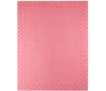 Pink Allover Polka Dot Bath Towel