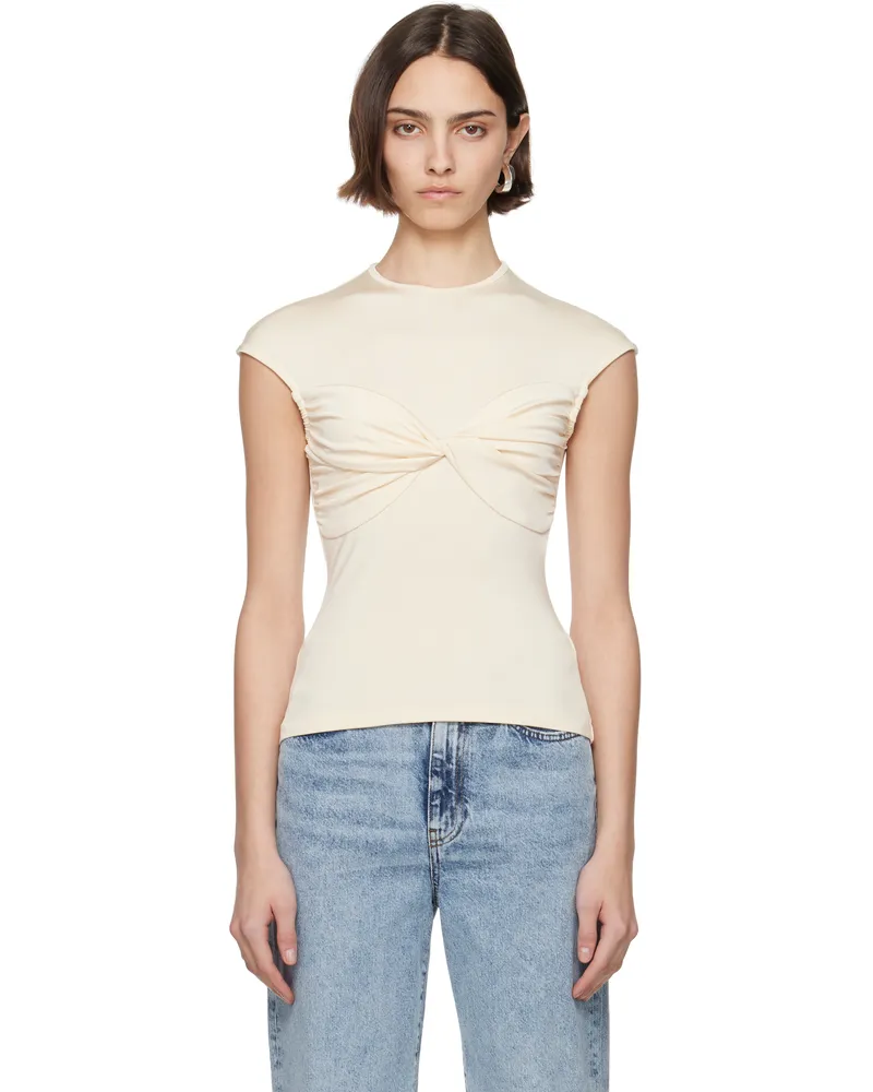 TOVE Beige Paola Top Cream