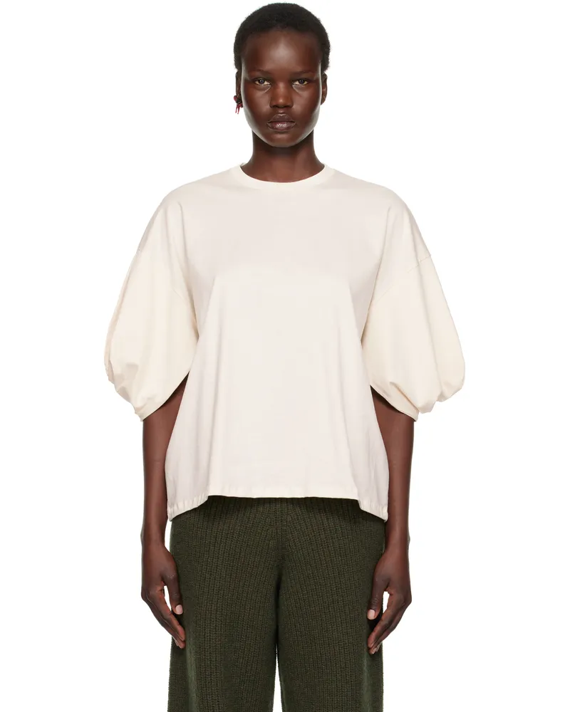 Baserange Off-White Harbour T-Shirt Undyed