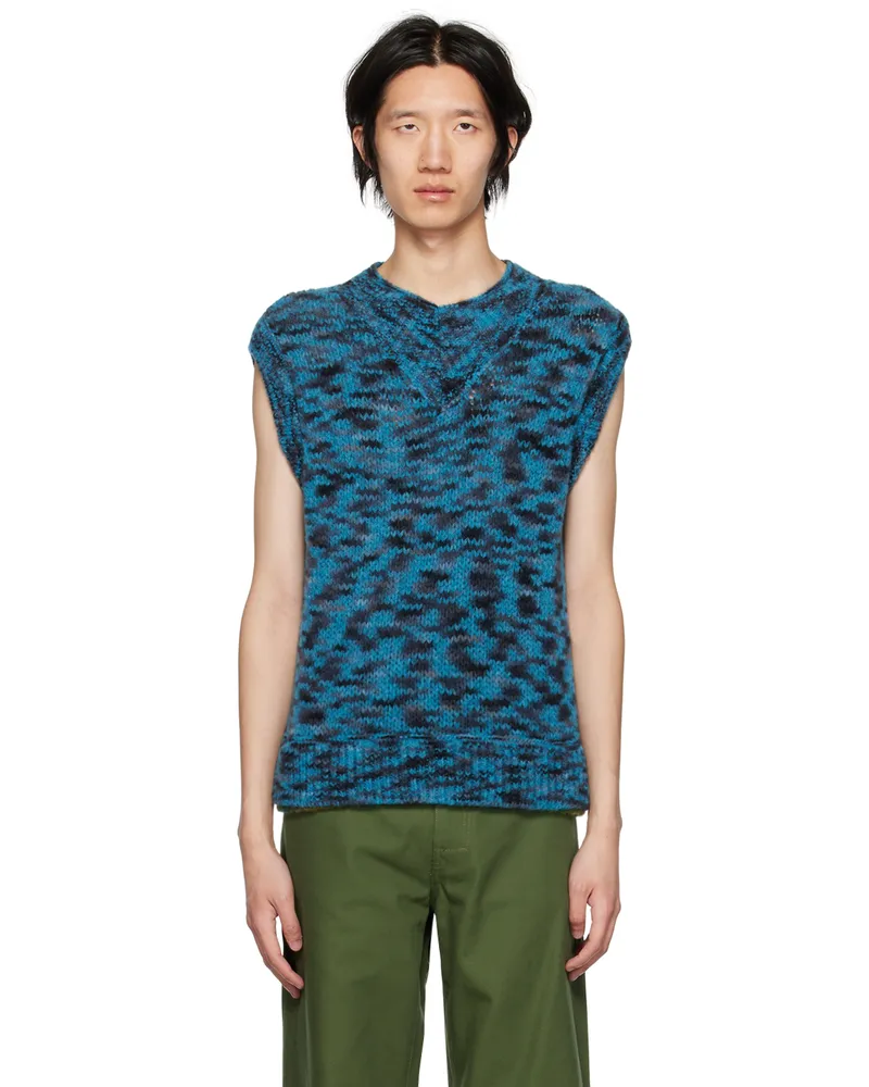 Namacheko Blue Gudea Vest Blue