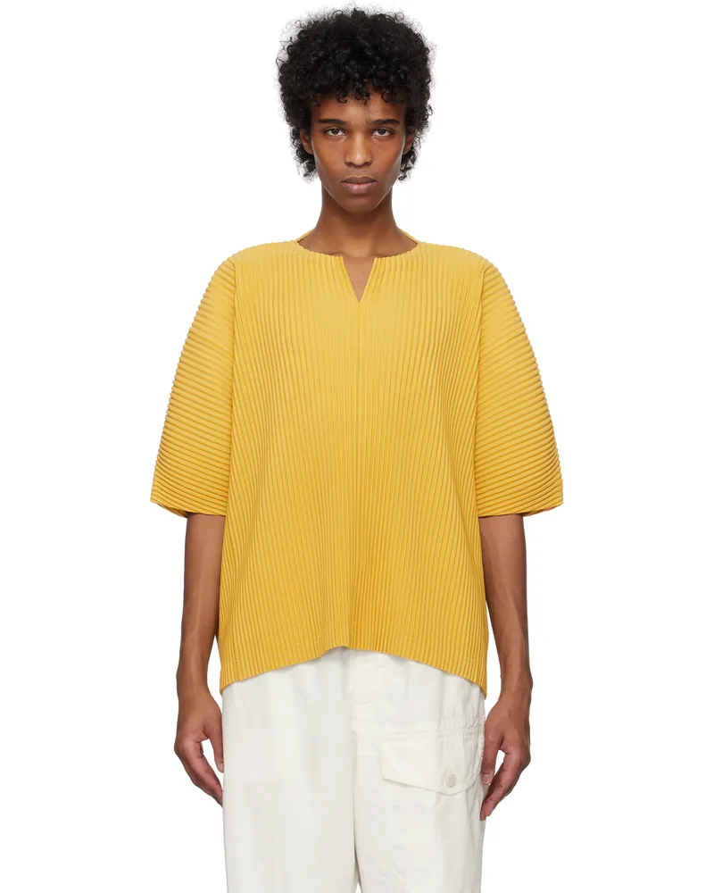 Issey Miyake Yellow Kite T-shirt 54-Wall