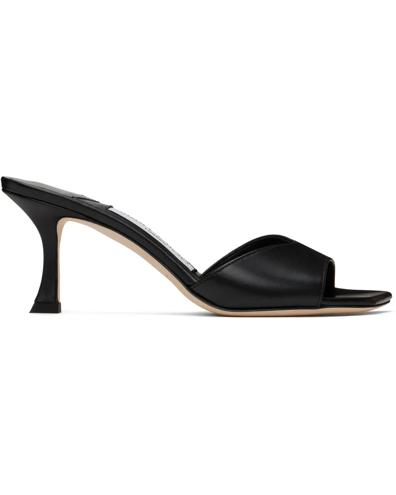 Jimmy Choo Black Skye 70 Heeled Sandals Black