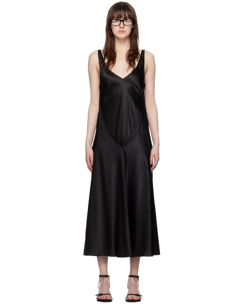 J.W.Anderson Black Layered Maxi Dress 999