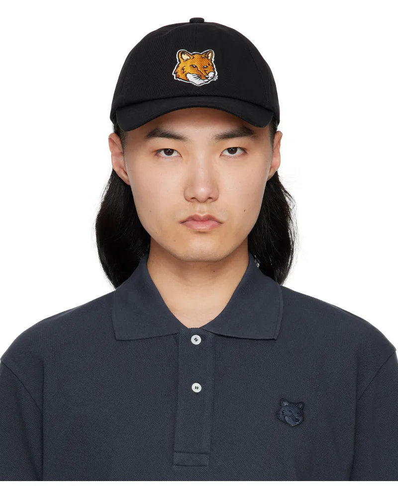Kitsuné Black Fox Head Cap P199