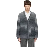 Gray Inflated Cardigan