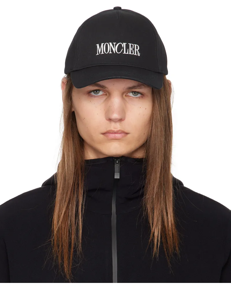 Moncler Black MB Baseball Cap -