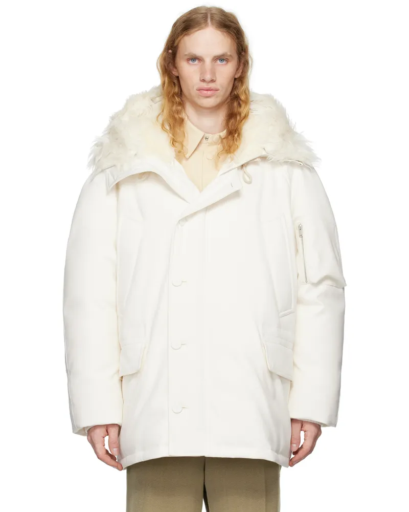 Jil Sander Off-White Water-Repellent Down Jacket 103